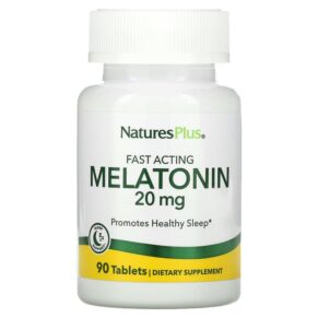 Thực phẩm chức năng NaturesPlus Melatonin 20 mg 90 Tablets 097467476288