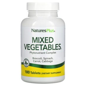 Thực phẩm chức năng NaturesPlus Mixed Vegetables 180 Tablets 097467037786