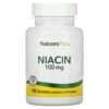 Thực phẩm chức năng NaturesPlus Niacin 100 mg 90 Tablets 097467018501