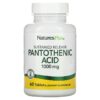 Thực phẩm chức năng NaturesPlus Pantothenic Acid 1000 mg 60 Tablets 097467020603