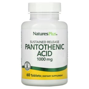 Thực phẩm chức năng NaturesPlus Pantothenic Acid 1000 mg 60 Tablets 097467020603