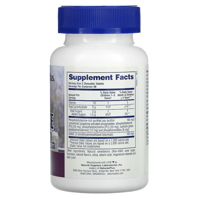 NaturesPlus Pedi-Active Supplement for Active Children Mixed Berry 120 Chewable Tablets 2 Thực phẩm bổ sung NaturesPlus Pedi-Active Supplement for Active Children Mixed Berry 120 Chewable Tablets 097467030015