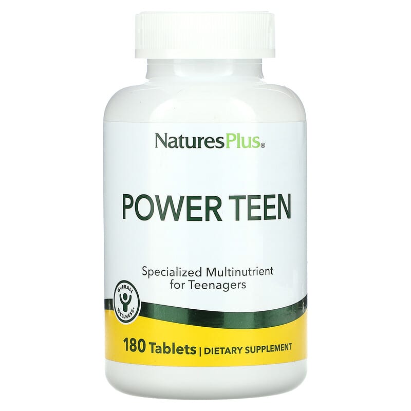 NaturesPlus Power Teen 180 Tablets 8 Thực phẩm chức năng NaturesPlus Power Teen 180 Tablets 097467299924