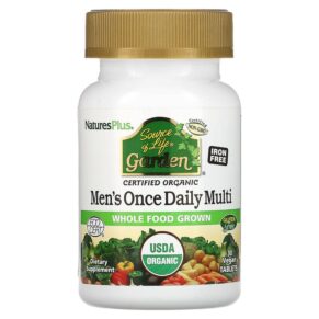 Thực phẩm chức năng NaturesPlus Source of Life Garden Men's Once Daily Multi 30 Vegan Tablets 097467307452