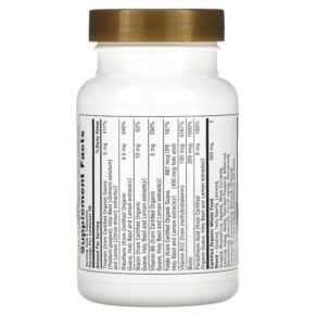 Thực phẩm bổ sung NaturesPlus Source of Life Garden Organic B-Complex 60 Vegan Capsules 097467307322