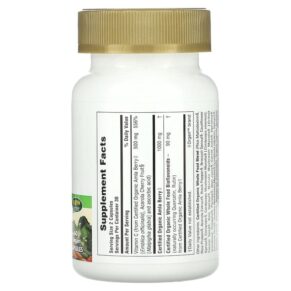 Thực phẩm bổ sung NaturesPlus Source of Life Garden Vitamin C 60 Vegan Capsules 097467307339