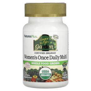 Thực phẩm chức năng NaturesPlus Source of Life Garden Women's Once Daily Multi 30 Vegan Tablets 097467307476