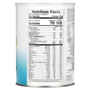 Thực phẩm bổ sung NaturesPlus Spiru-Tein High Protein Energy Meal Unsweetened Simply Natural Original Vanilla 1.63 lbs (736 g) 097467458840