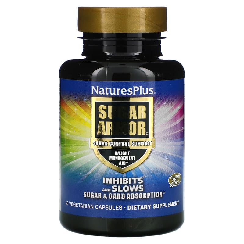 NaturesPlus Sugar Armor Sugar Control Support 60 Vegetarian Capsules 8 Thực phẩm chức năng NaturesPlus Sugar Armor Sugar Control Support 60 Vegetarian Capsules 097467047136