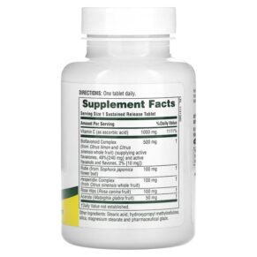 Thực phẩm bổ sung NaturesPlus Sustained Release Super C Complex 60 Tablets 097467024793