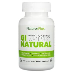 Thực phẩm chức năng NaturesPlus Total Digestive Wellness GI Natural 90 Bi-Layered Tablets 097467043862