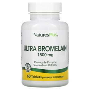 Thực phẩm chức năng NaturesPlus Ultra Bromelain 1500 mg 60 Tablets 097467044067