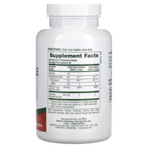 Thực phẩm bổ sung NaturesPlus Ultra Chewable Cranberry 180 Heart-Shaped Chewables 097467039575