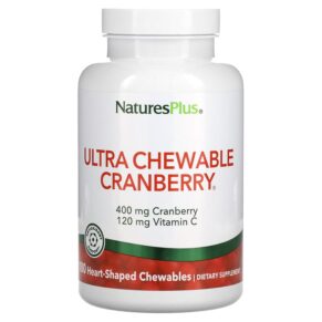 Thực phẩm chức năng NaturesPlus Ultra Chewable Cranberry 180 Heart-Shaped Chewables 097467039575