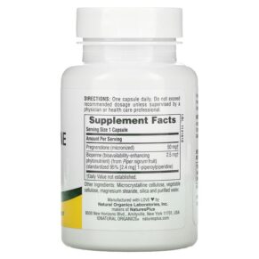 Thực phẩm bổ sung NaturesPlus Ultra Pregnenolone with Bioperine 60 Capsules 097467496941