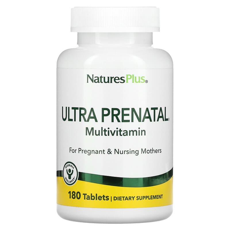 NaturesPlus Ultra Prenatal Multivitamin 180 Tablets 8 Thực phẩm chức năng NaturesPlus Ultra Prenatal Multivitamin 180 Tablets 097467030855
