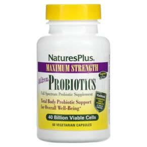 Thực phẩm chức năng NaturesPlus Ultra Probiotics Maximum Strength 40 Billion 60 Vegetarian Capsules 097467043855