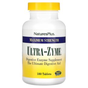 Thực phẩm chức năng NaturesPlus Ultra-Zyme Maximum Strength  180 Tablets 097467044531