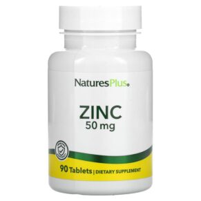Thực phẩm chức năng NaturesPlus Zinc 50 mg 90 Tablets 097467036451
