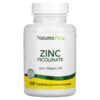 Thực phẩm chức năng NaturesPlus Zinc Picolinate with Vitamin B6 120 Tablets 097467036253