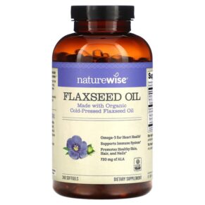 Thực phẩm chức năng NatureWise Flaxseed Oil 240 Softgels 858081006035
