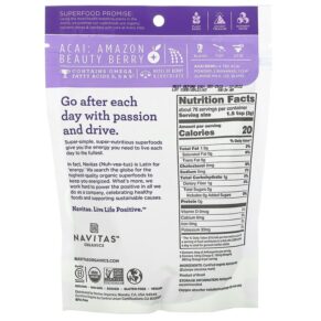 Thực phẩm bổ sung Navitas Organics Organic Acai Powder 8 oz (227 g) 858847000376