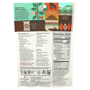 Thực phẩm bổ sung Navitas Organics Organic Cacao Powder Unsweetened 8 oz (227 g) 858847000871