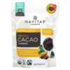 Thực phẩm chức năng Navitas Organics Organic Cacao Wafers Unsweetened 8 oz (227 g) 811961022587