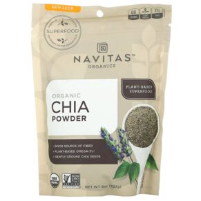 Thực phẩm chức năng Navitas Organics Organic Chia Powder 8 oz (227 g) 858847000369