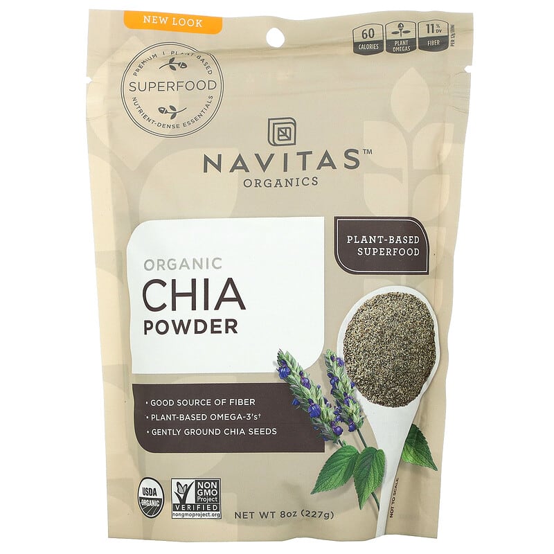 Navitas Organics Organic Chia Powder 8 oz (227 g) 8 Thực phẩm chức năng Navitas Organics Organic Chia Powder 8 oz (227 g) 858847000369