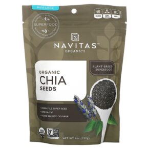 Thực phẩm chức năng Navitas Organics Organic Chia Seeds 8 oz (227 g) 858847000284