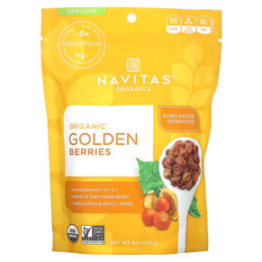 Thực phẩm chức năng Navitas Organics Organic Golden Berries 8 oz (227 g) 858847000895