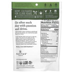 Thực phẩm bổ sung Navitas Organics Organic Hemp Powder 12 oz (340 g) 858847000420