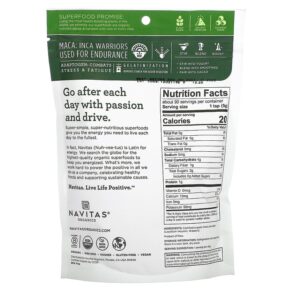 Thực phẩm bổ sung Navitas Organics Organic Maca Gelatinized 16 oz (454 g) 858847000567
