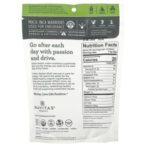 Navitas Organics Organic Maca Powder 16 oz (454 g) 3 Thực phẩm bổ sung Navitas Organics Organic Maca Powder 16 oz (454 g) 858847000512