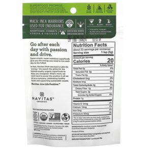 Navitas Organics Organic Maca Powder 4 oz (113 g) 3 Thực phẩm bổ sung Navitas Organics Organic Maca Powder 4 oz (113 g) 811961020231