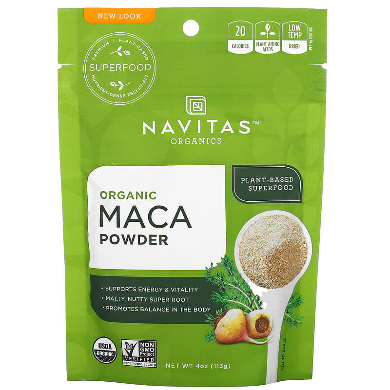 Navitas Organics Organic Maca Powder 4 oz (113 g) 8 Thực phẩm chức năng Navitas Organics Organic Maca Powder 4 oz (113 g) 811961020231