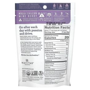 Thực phẩm bổ sung Navitas Organics Organic Maqui Powder Tart Berry 3 oz (85 g) 858847000642