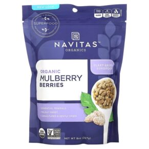 Thực phẩm chức năng Navitas Organics Organic Mulberry Berries 8 oz (227 g) 858847000888