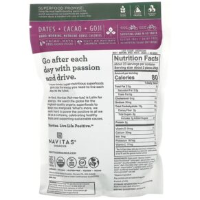 Thực phẩm bổ sung Navitas Organics Organic Power Snack Cacao Goji 16 oz (454 g) 811961021047