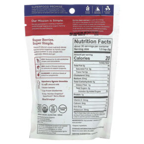 Thực phẩm bổ sung Navitas Organics Organic Superfood+ Berry Blend Acai + Goji + Blueberry 5.3 oz (150 g) 811961022518