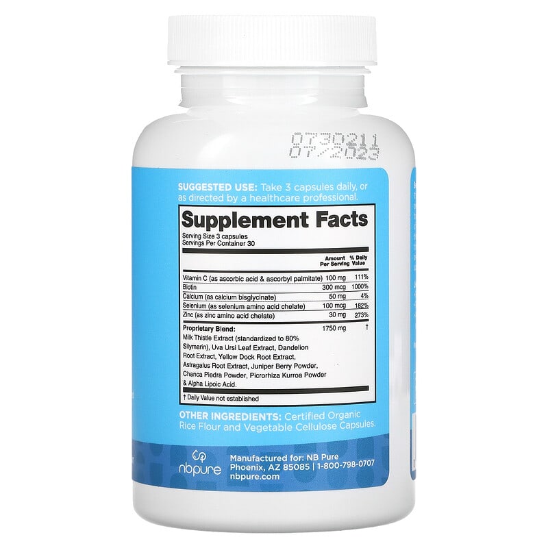 NB Pure Liver Fend Cleanse 90 Capsules 2 Thực phẩm bổ sung NB Pure Liver Fend Cleanse 90 Capsules 013886030313