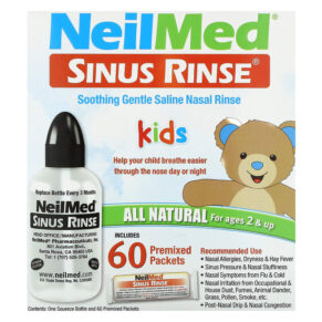 Thực phẩm chức năng NeilMed Kids Sinus Rinse Ages 2+ 60 Premixed Packets 705928003002