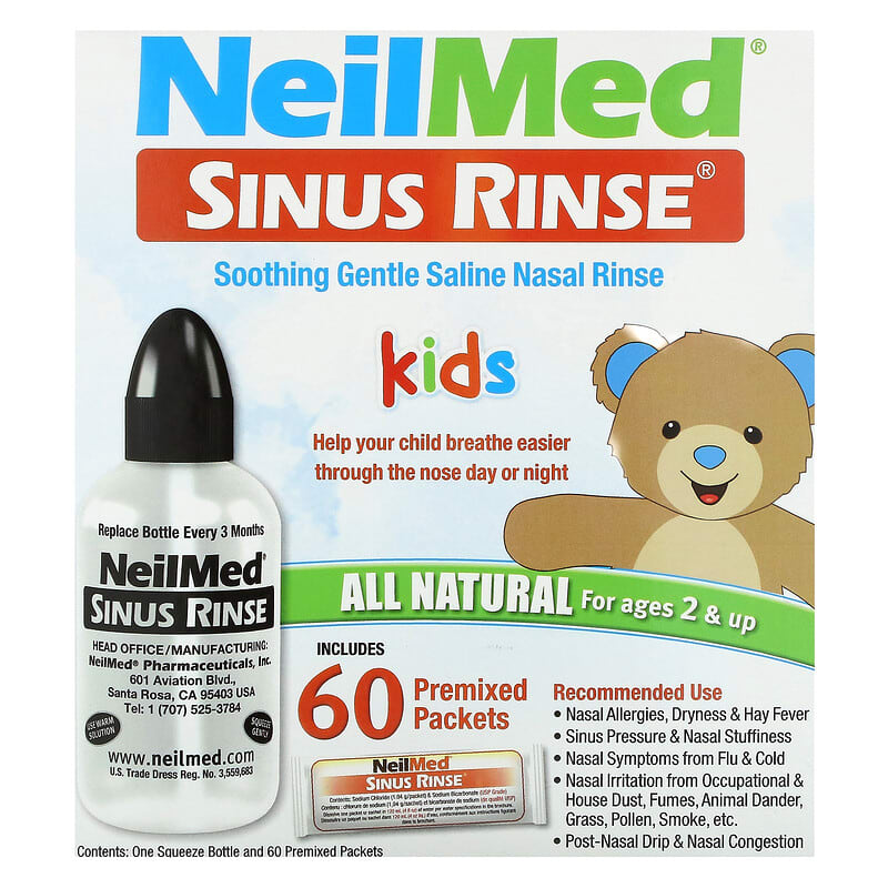 NeilMed Kids Sinus Rinse Ages 2+ 60 Premixed Packets 8 Thực phẩm chức năng NeilMed Kids Sinus Rinse Ages 2+ 60 Premixed Packets 705928003002