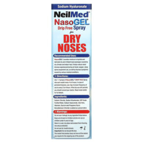 Thực phẩm bổ sung NeilMed NasoGel For Dry Noses 1 Bottle 1 fl oz (30 ml) 705928045309