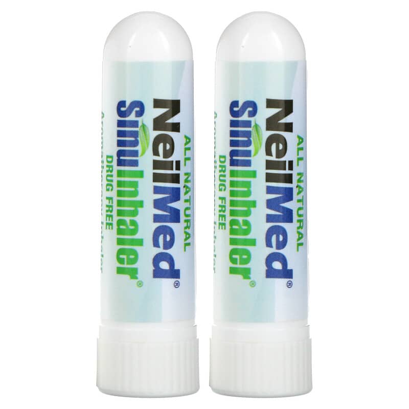 NeilMed SinuInhaler Aromatherapy Inhaler Drug Free 2 Inhalers 0.014 oz (0.4 g) 8 Thực phẩm chức năng NeilMed SinuInhaler Aromatherapy Inhaler Drug Free 2 Inhalers 0.014 oz (0.4 g) 705928010079