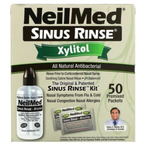 Thực phẩm chức năng NeilMed Sinus Rinse Xylitol Sinus Rinse Kit 2 Piece Kit 705928001077
