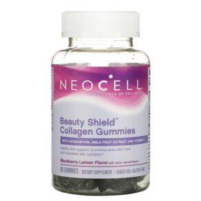 Thực phẩm chức năng NeoCell Beauty Shield Collagen Gummies Blackberry Lemon 60 Gummies 016185130784