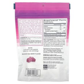Thực phẩm bổ sung NeoCell Biotin Beauty Soft Chews Acai Berry 10.000 mcg 30 Soft Chews 016185129603