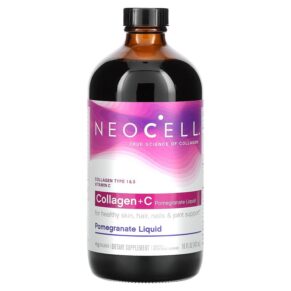 Thực phẩm chức năng NeoCell Collagen + C Pomegranate Liquid 4 g 16 fl oz (473 ml) 016185128996